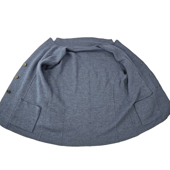 Maurizio Baldassari Brera Reversible Knit Wool Swacket Blazer Cardigan 52 M - Picture 9 of 16